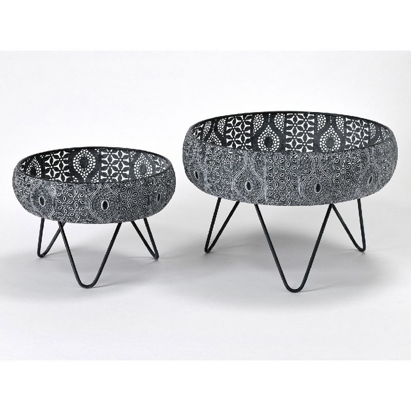 SOW/SCADINAVIAN メタルフラワー脚付きバスケット Sサイズ/FJGK2911SW