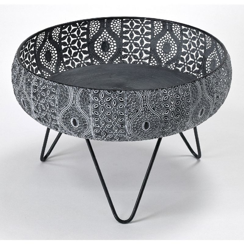 SOW/SCADINAVIAN メタルフラワー脚付きバスケット Lサイズ/FJGK2913SW