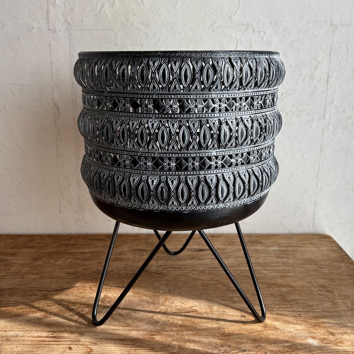 SOW/SCADINAVIANメタルフラワー バスケットスタンド Lサイズ/FJGK7001