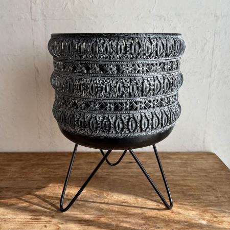 SOW/SCADINAVIANメタルフラワー バスケットスタンド Lサイズ/FJGK7001