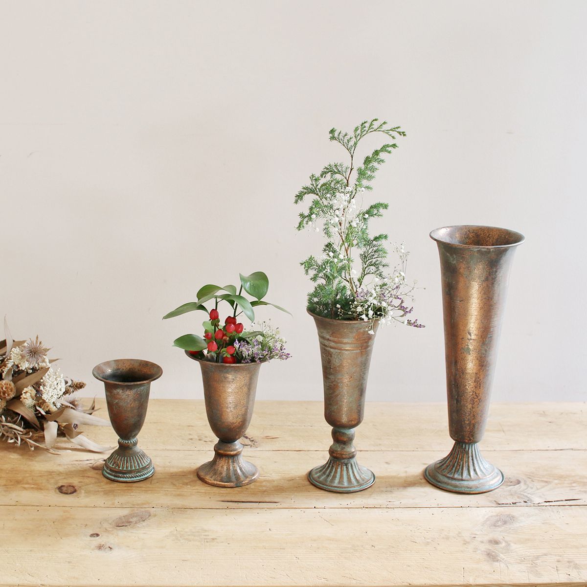 SOW/アンクブリキフラワーベース Sサイズ/DLMM0001S