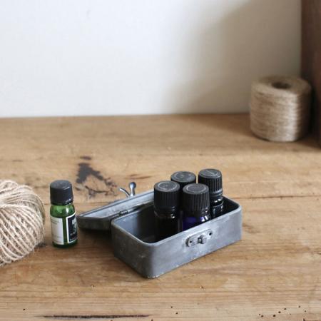 SOW/ブリキミニボックス グレー Sサイズ/DLMM1200S