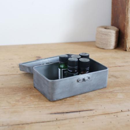 SOW/ブリキミニボックス グレー Mサイズ/DLMM1200M