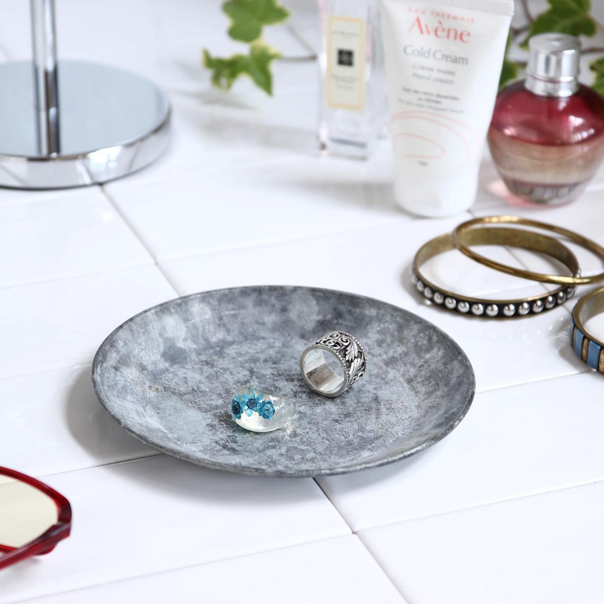 SOW/ブリキラウンドトレイ Mサイズ/BAGT1643SW