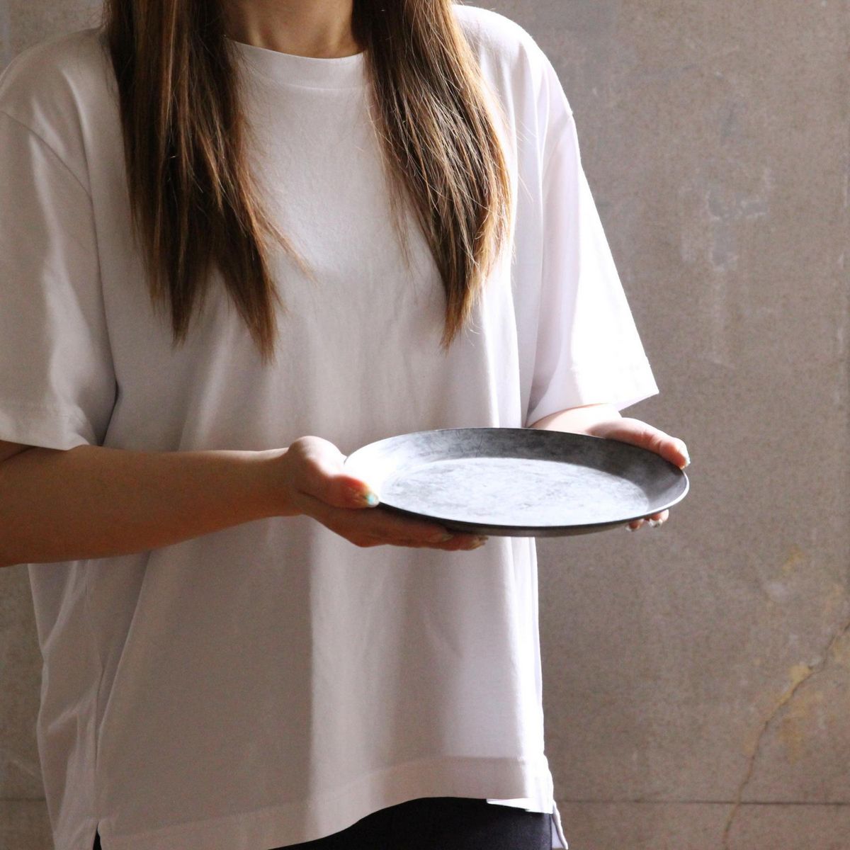 SOW/ブリキラウンドトレイ Lサイズ/BAGT1644SW