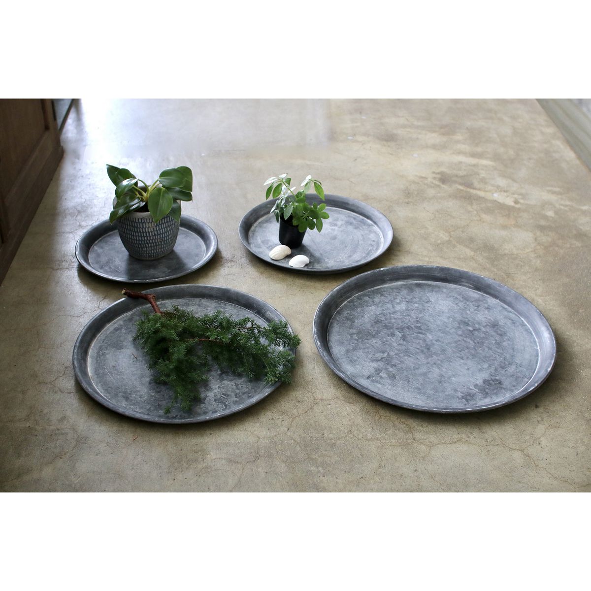 SOW/ブリキラウンドラージトレイ Sサイズ/BAGT3002S