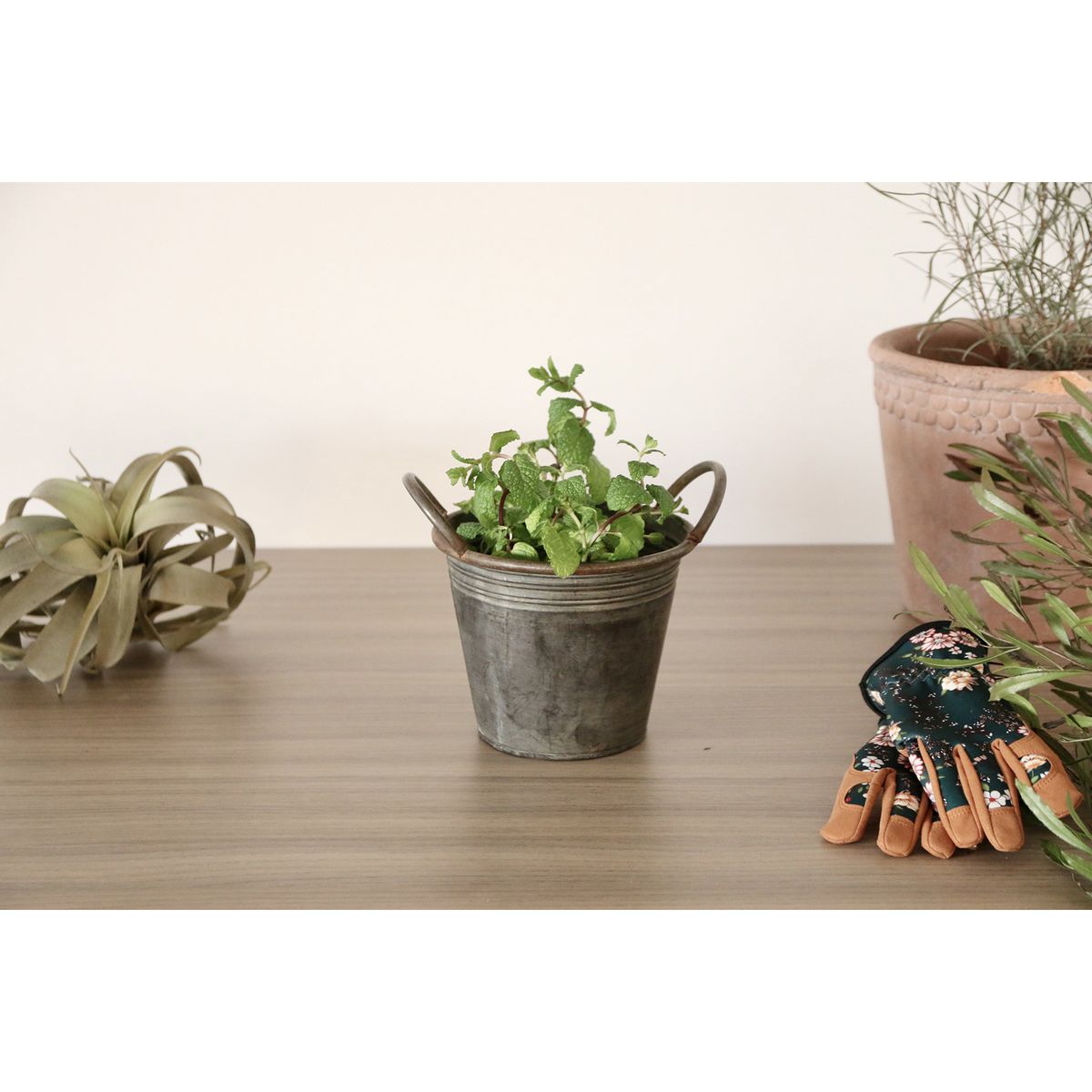 SOW/ブリキハンドルポット Lサイズ/BAGP1003L