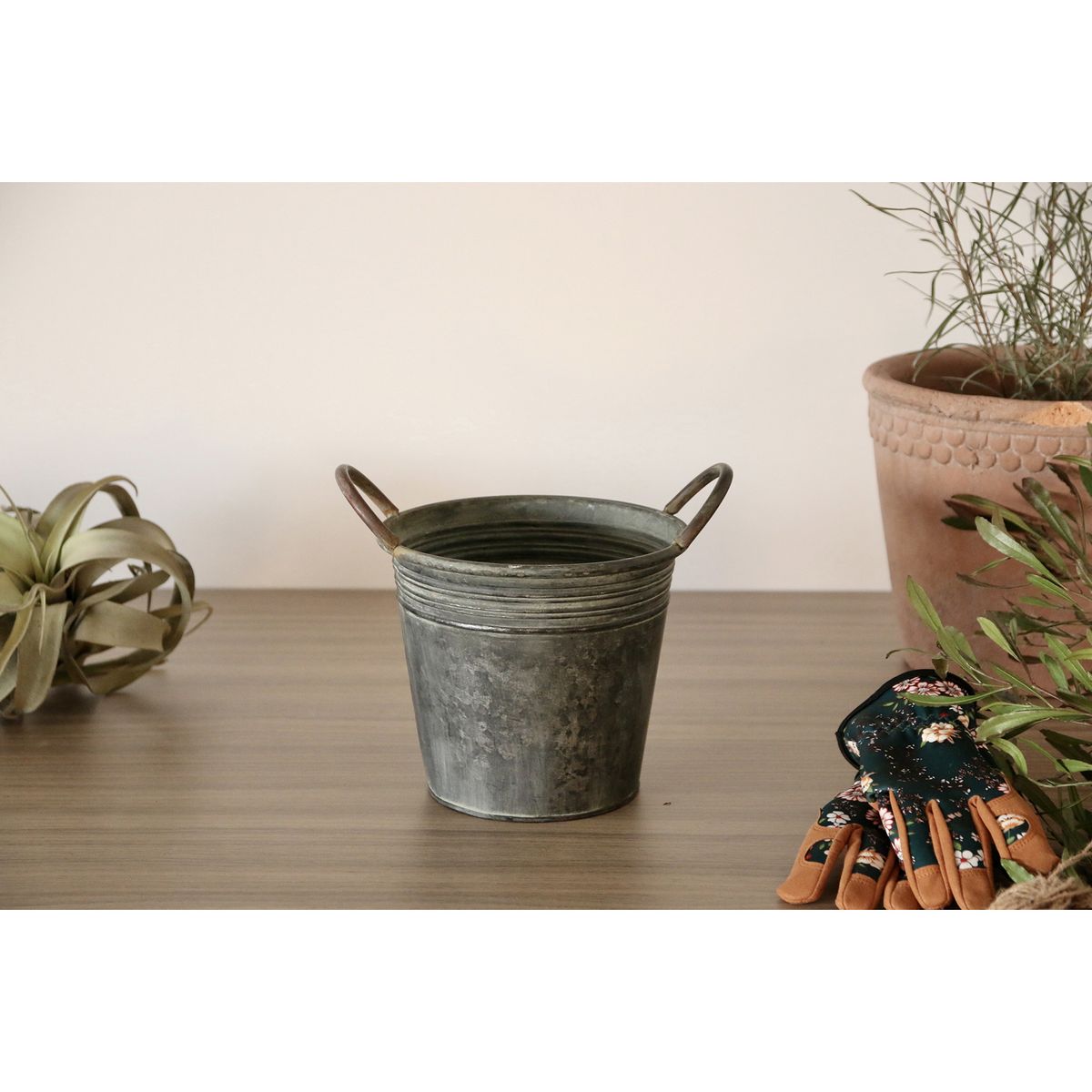 SOW/ブリキハンドルポット XLサイズ/BAGP1003XL