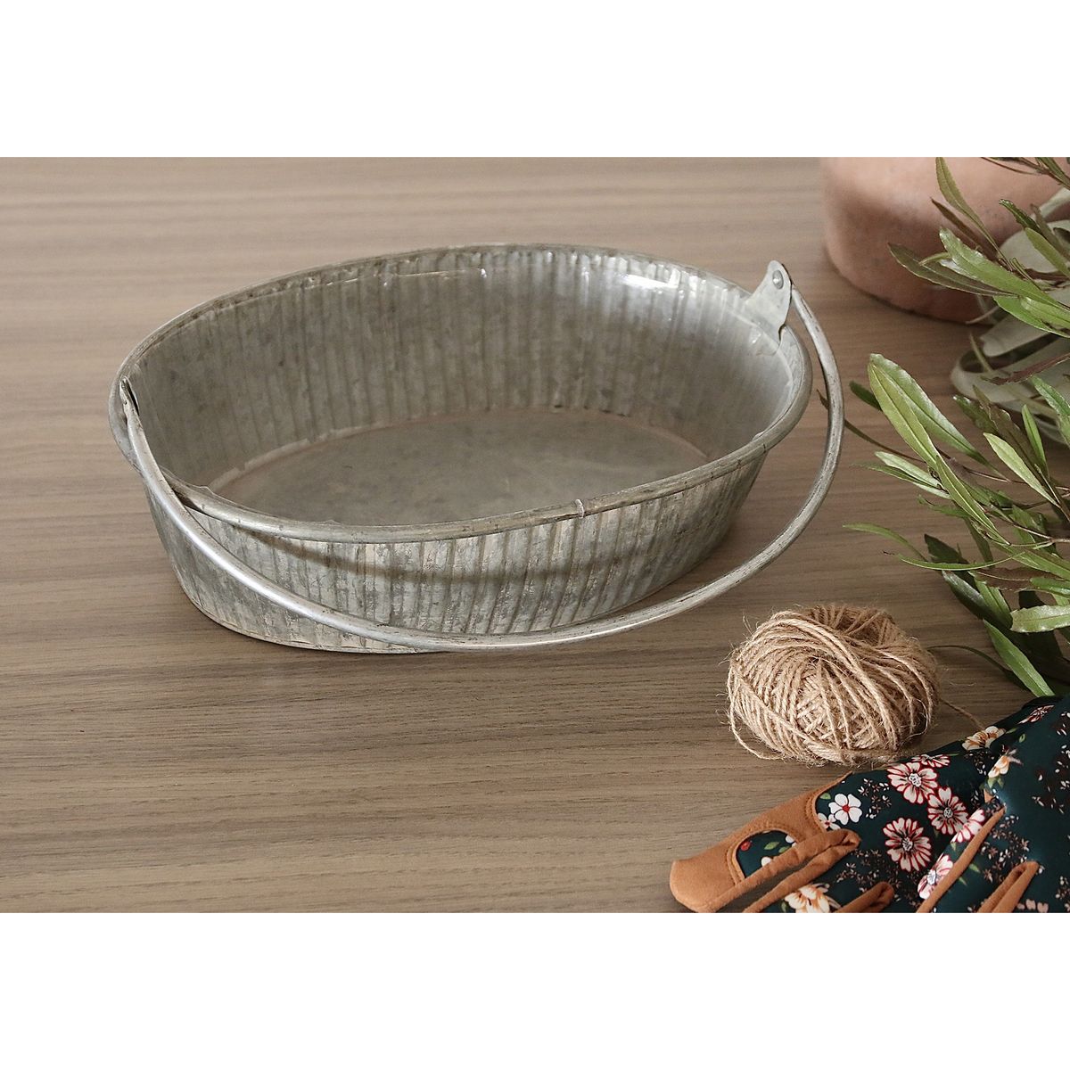 SOW/ブリキハンドル付きオーバルトレイ XSサイズ/BAGS2220SW