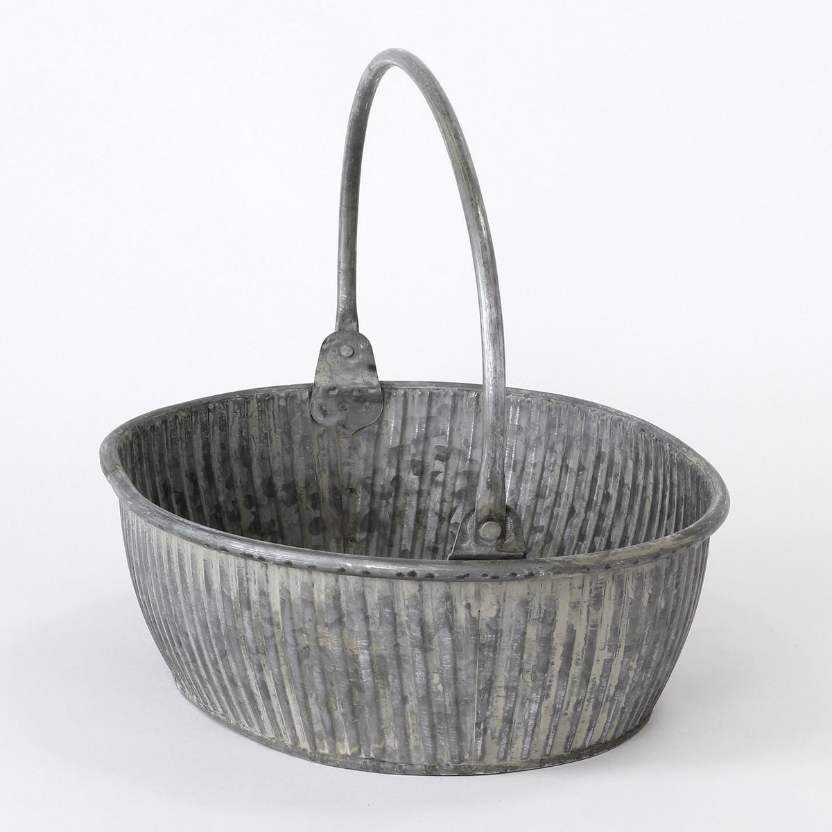 SOW/ブリキハンドル付きオーバルトレイ Sサイズ/BAGS2221SW
