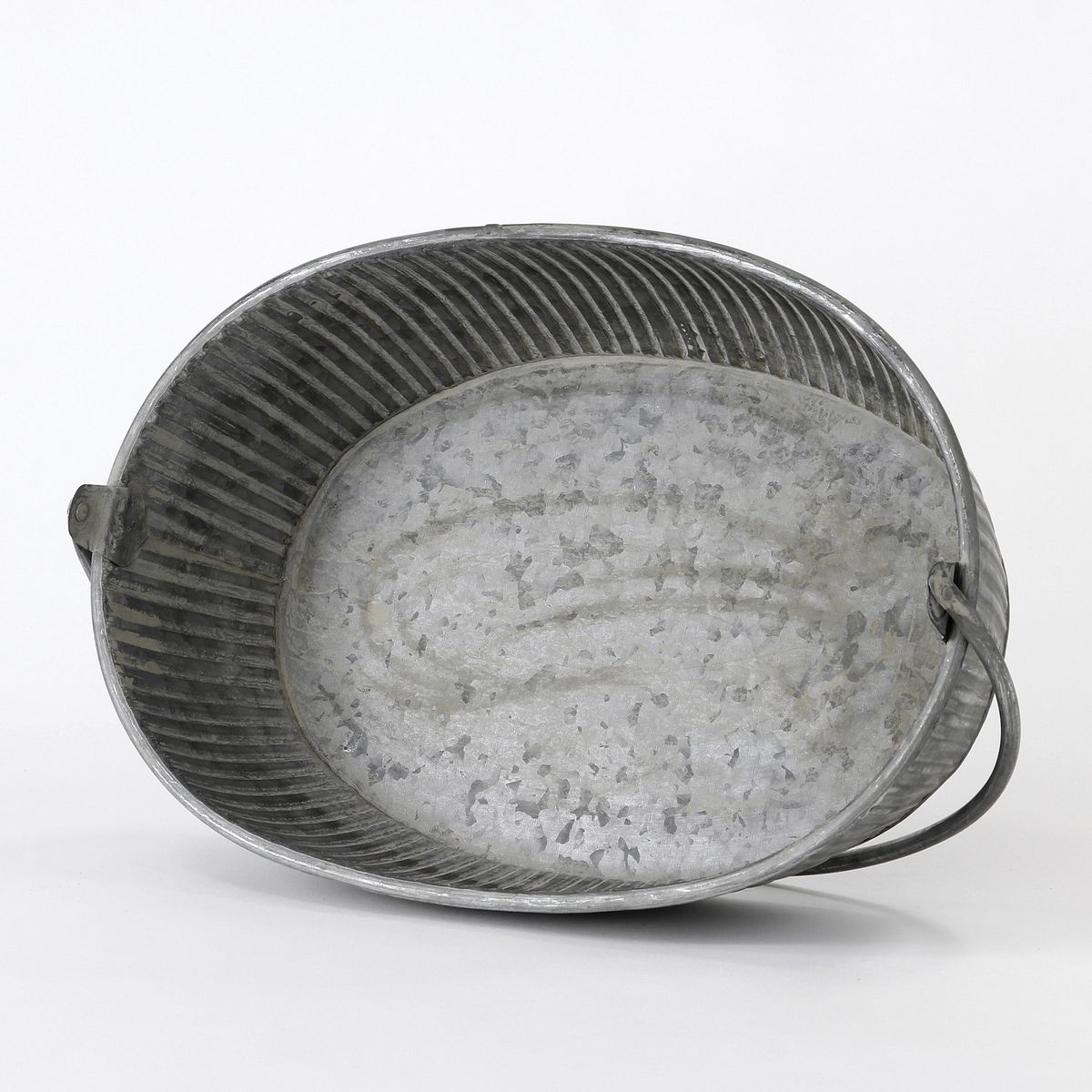 SOW/ブリキハンドル付きオーバルトレイ Lサイズ/BAGS2223SW