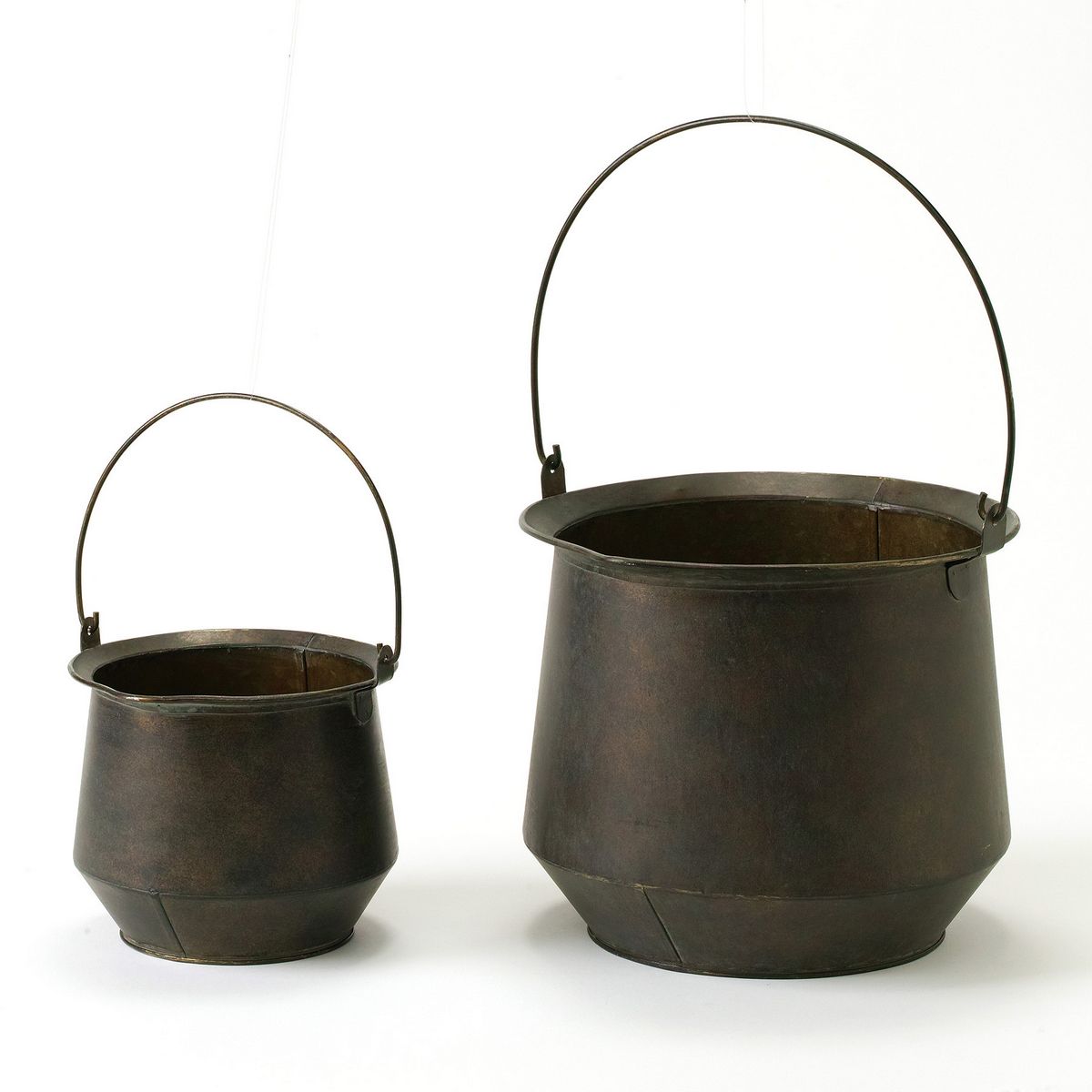 SOW/Deep Bloom ワンハンドルブリキラウンドポット Sサイズ/DTDT6041SW