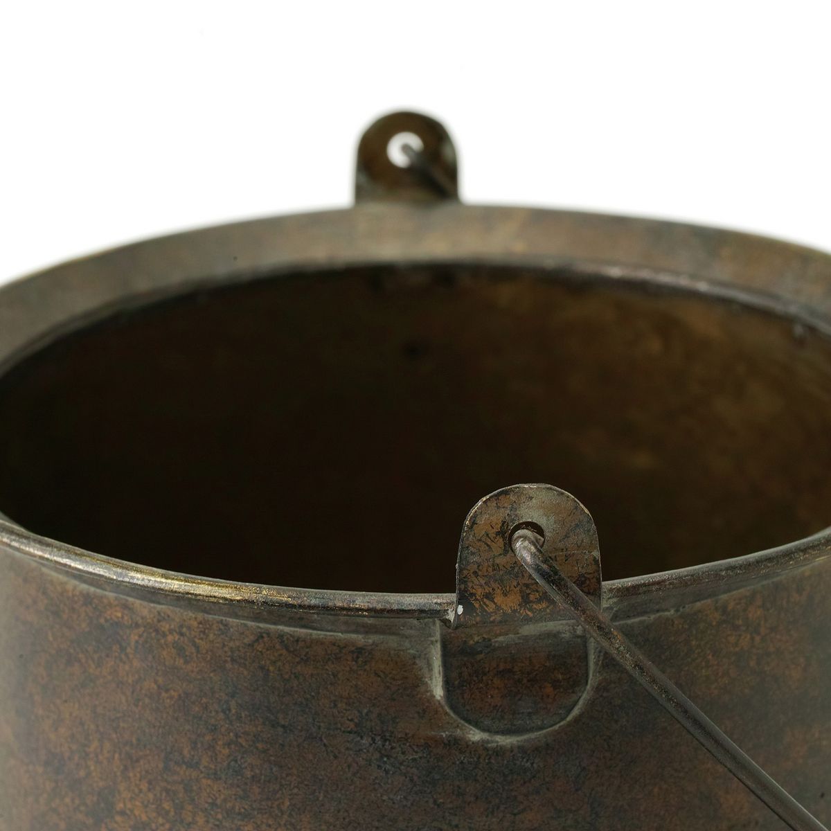 SOW/Deep Bloom ワンハンドルブリキラウンドポット Sサイズ/DTDT6041SW