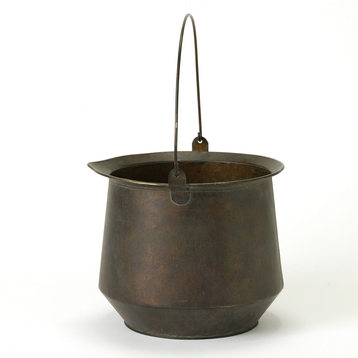 SOW/Deep Bloom ワンハンドルブリキラウンドポット Lサイズ/DTDT6043SW