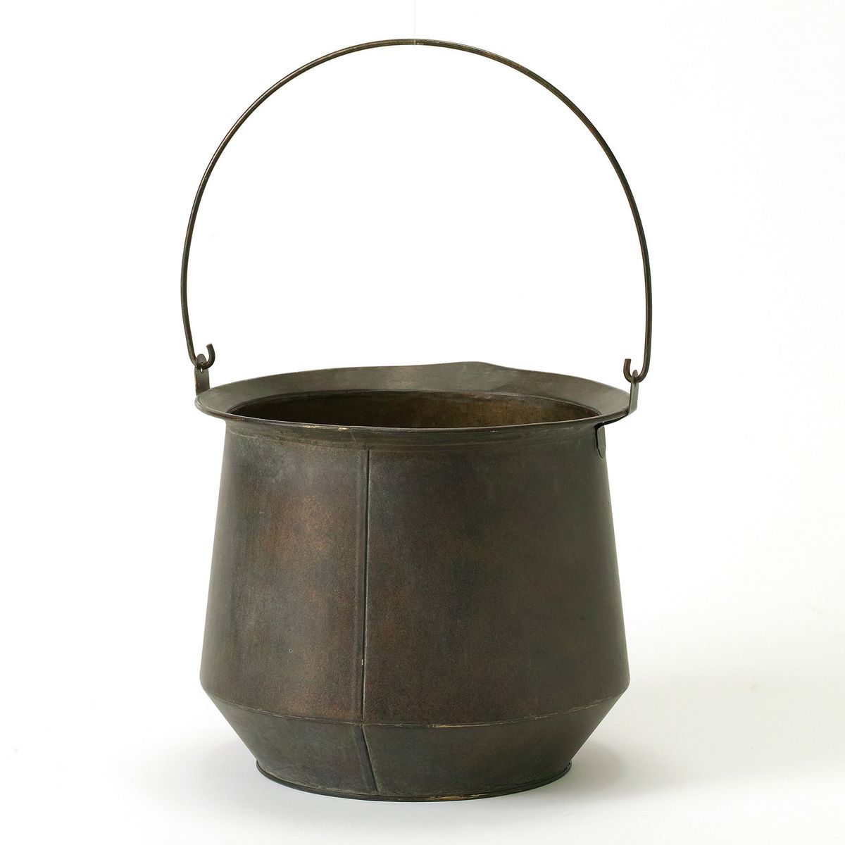 SOW/Deep Bloom ワンハンドルブリキラウンドポット Lサイズ/DTDT6043SW