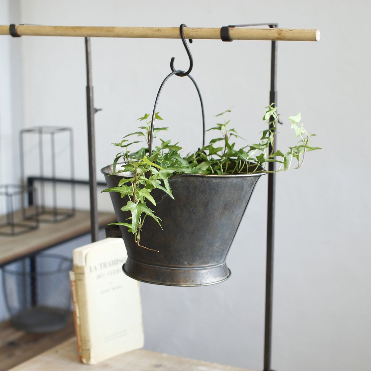 SOW/Deep Bloom ワンハンドルブリキオーバルバケツ Sサイズ/DTDT6051SW