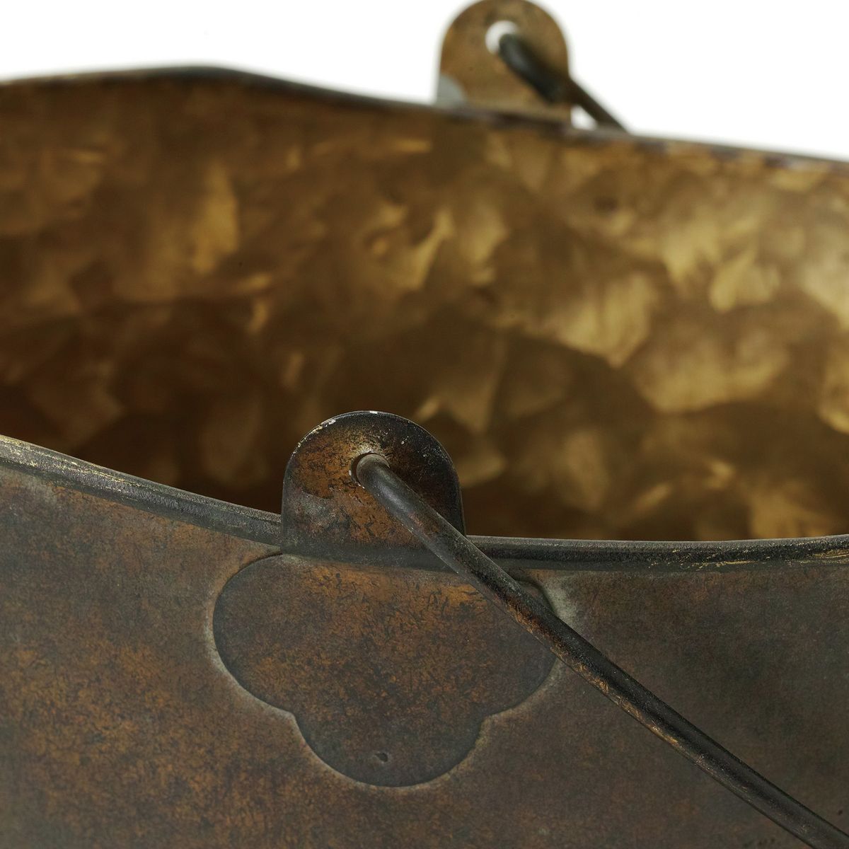 SOW/Deep Bloom ワンハンドルブリキオーバルバケツ Sサイズ/DTDT6051SW