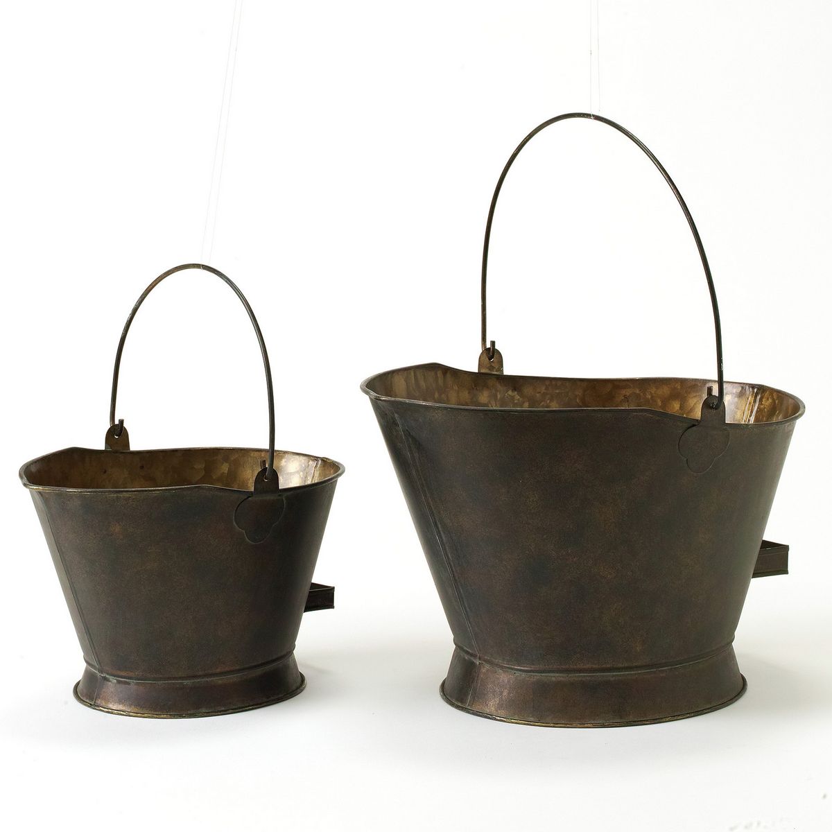 SOW/Deep Bloom ワンハンドルブリキオーバルバケツ Lサイズ/DTDT6053SW