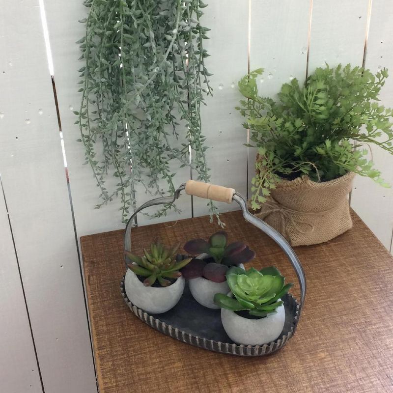 SOW/ラギッド ハンドルブリキトレイ オーバル Sサイズ/BAGF2051SW