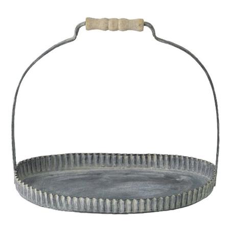 SOW/ラギッド ハンドルブリキトレイ オーバル Lサイズ/BAGF2053SW