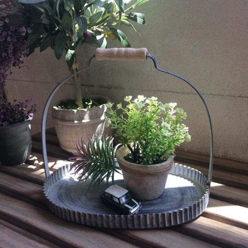 SOW/ラギッド ハンドルブリキトレイ オーバル Lサイズ/BAGF2053SW