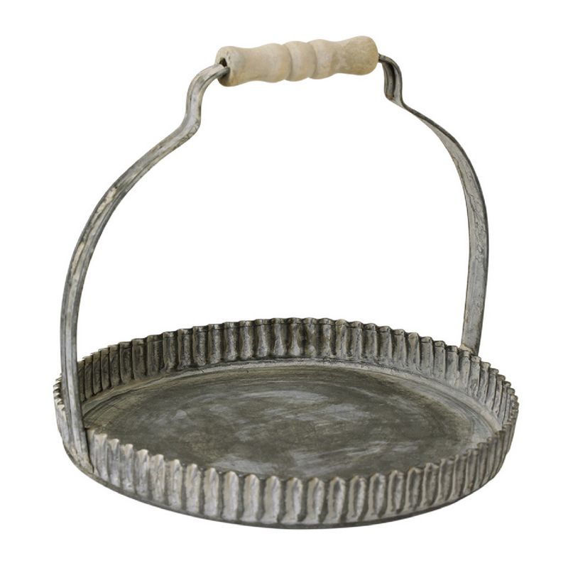 SOW/ラギッド ハンドルブリキトレイ ラウンド Lサイズ/BAGF2063SW