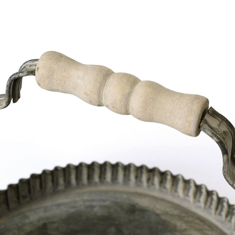 SOW/ラギッド ハンドルブリキトレイ ラウンド Lサイズ/BAGF2063SW