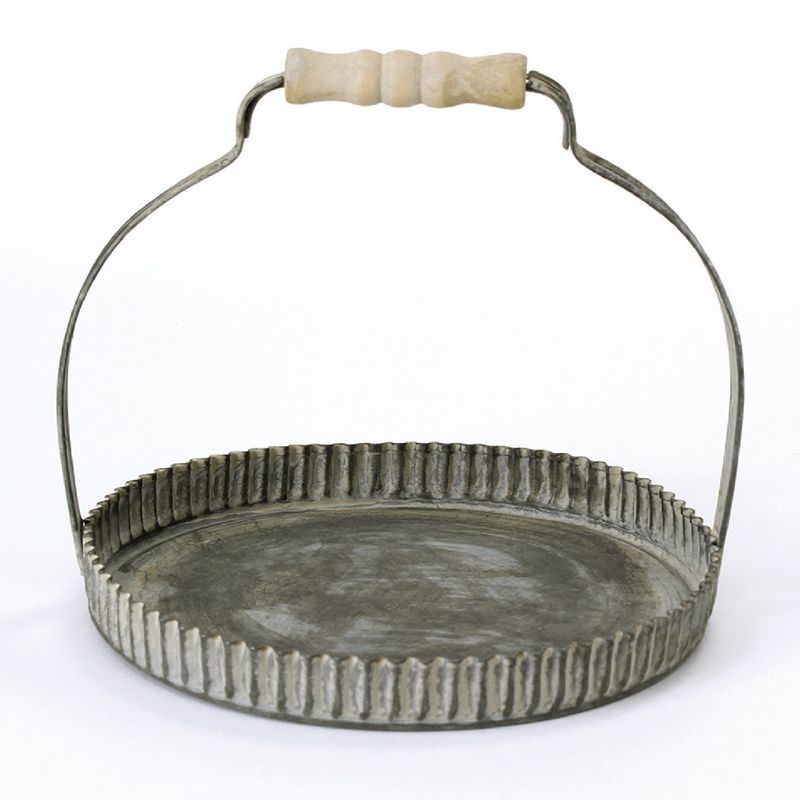 SOW/ラギッド ハンドルブリキトレイ ラウンド Lサイズ/BAGF2063SW