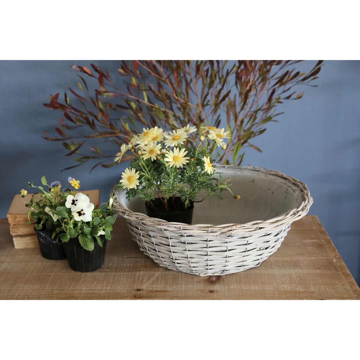 SOW/かご編みアンティークボール 38cm/LGC0004