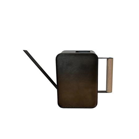 SOW/NORMANDIE ブリキ細口スクエアジョーロ ガンメタ 1.9L/HUY600GN