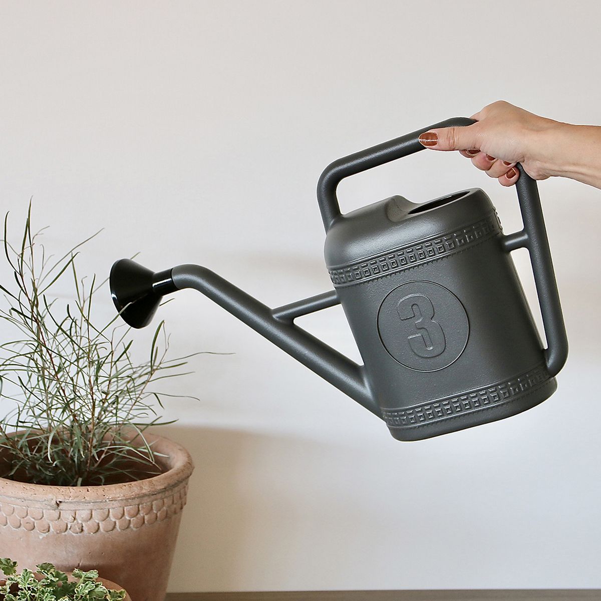 SOW/プラスチックジョーロ 3L グレー/GJ01