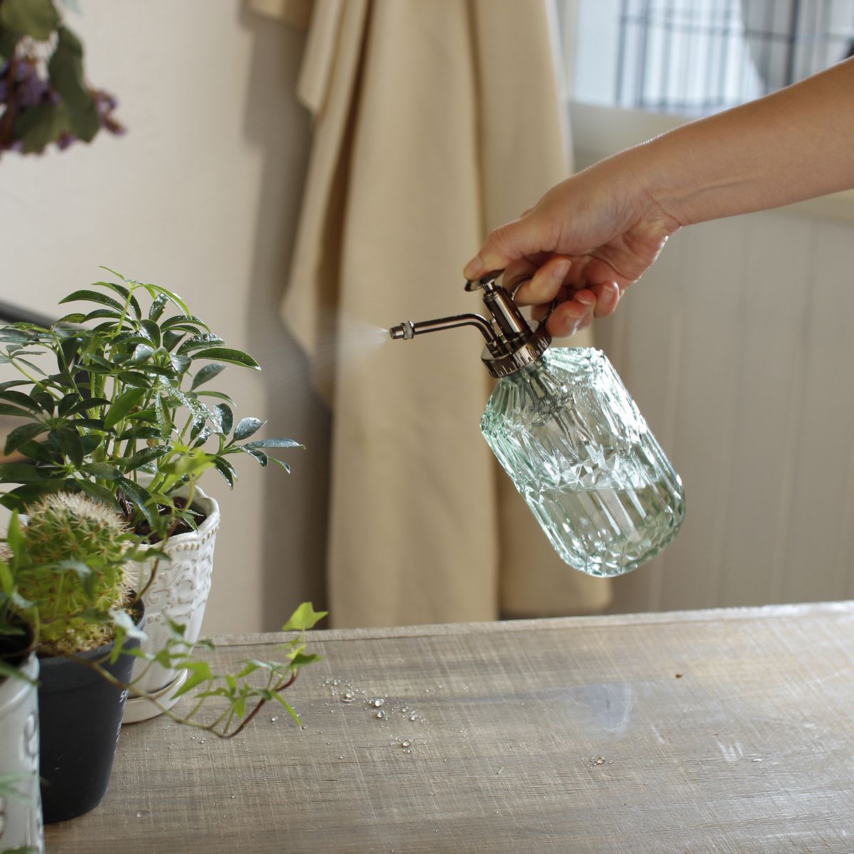 SOW/ガラススプレーボトル グリーン 400ml/SXGY1020GRSW