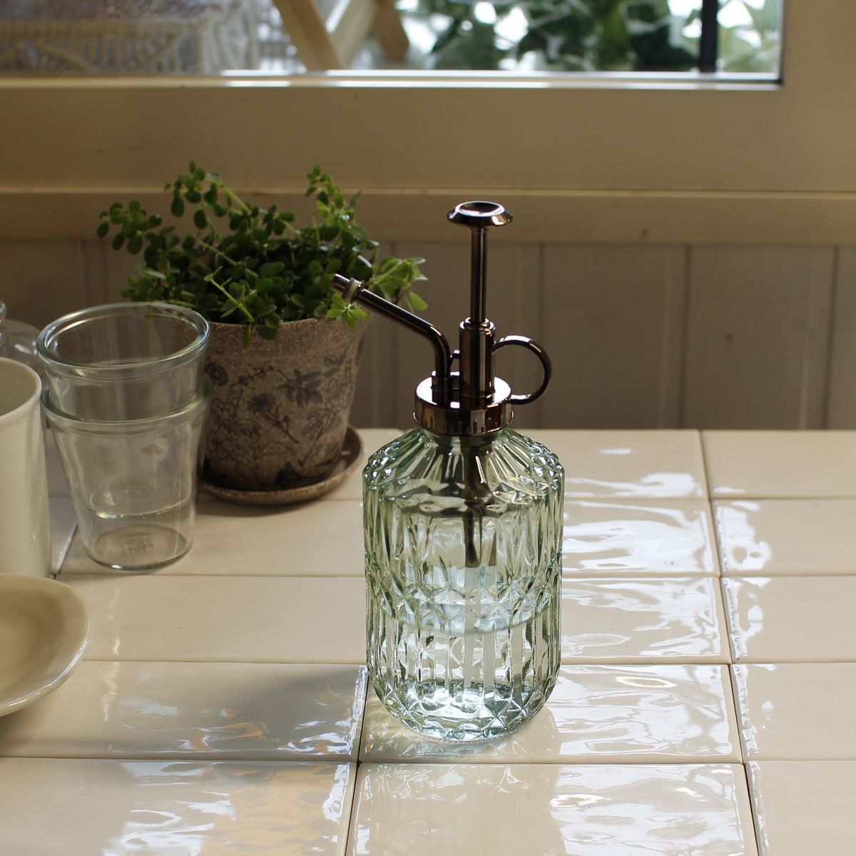 SOW/ガラススプレーボトル グリーン 400ml/SXGY1020GRSW