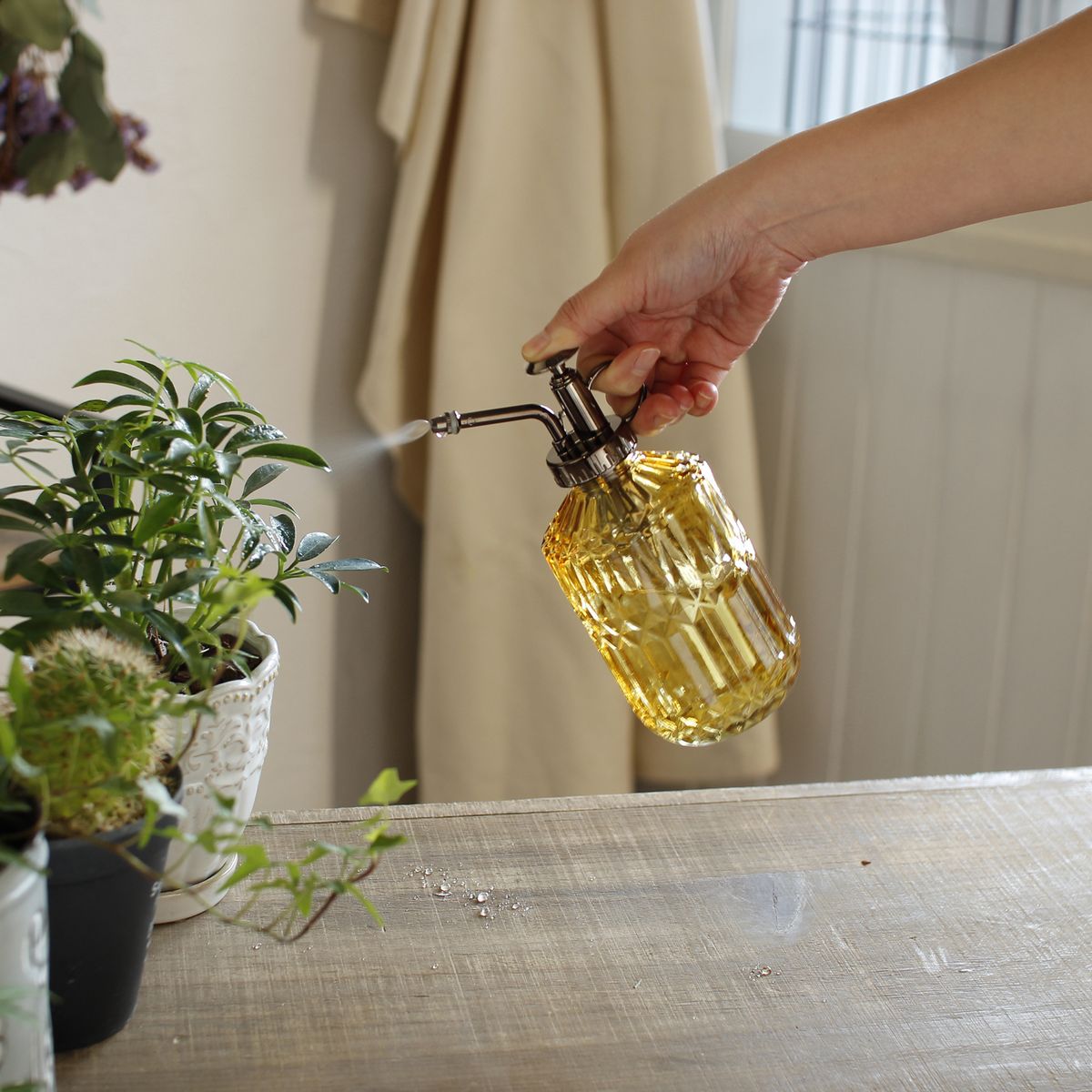 SOW/ガラススプレーボトル アンバー 400ml/SXGY1020AMSW