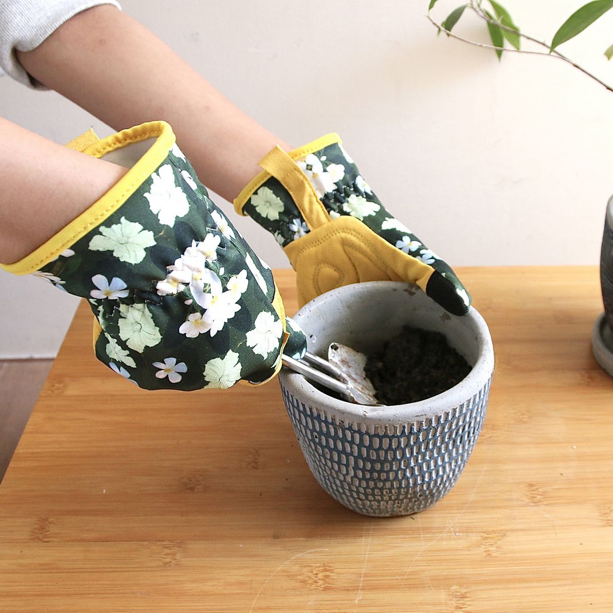 SOW/ガーデングローブ ブルーム グリーンフラワー×イエロー/GBG2004