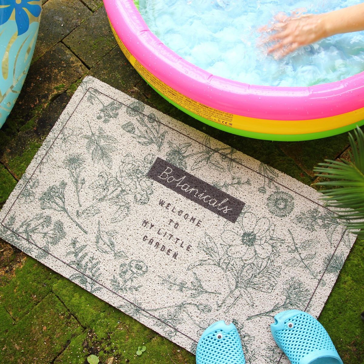 SOW/ふかふかテラスマット ボタニカル 75×45cm/CWLN2211SW