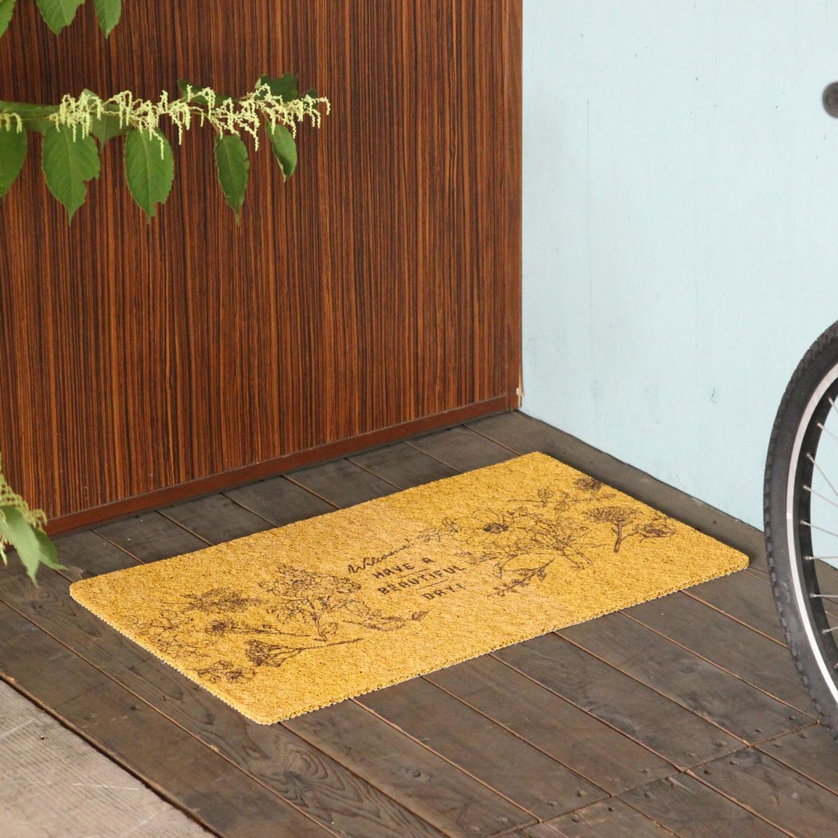 SOW/ふかふかテラスマット HAVE A BEAUTIFUL DAY! 75×45cm/CWLN2251SW