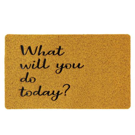 SOW/ふかふかテラスマット What will you do today? 75×45/CWLN2931SW