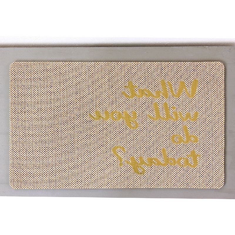 SOW/ふかふかテラスマット What will you do today? 75×45/CWLN2931SW