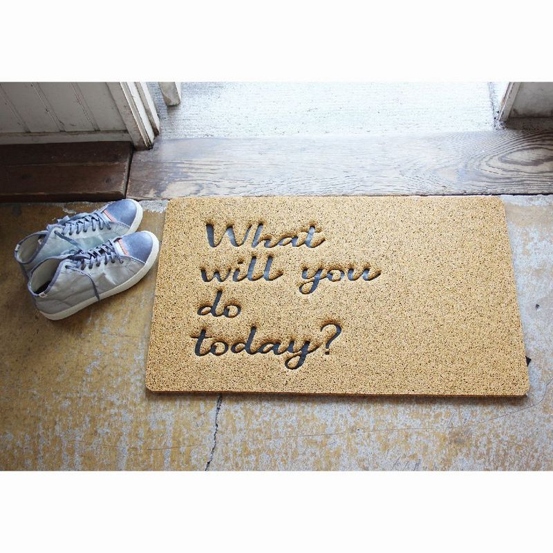 SOW/ふかふかテラスマット What will you do today? 75×45/CWLN2931SW