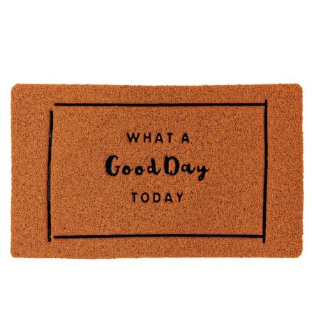 SOW/ふかふかテラスマット WHAT A Good Day TODAY 75×45/CWLN2941SW