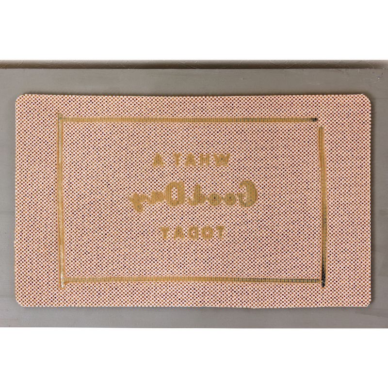 SOW/ふかふかテラスマット WHAT A Good Day TODAY 75×45/CWLN2941SW