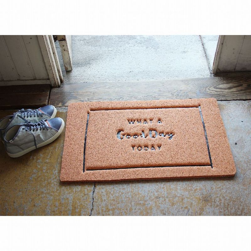 SOW/ふかふかテラスマット WHAT A Good Day TODAY 75×45/CWLN2941SW