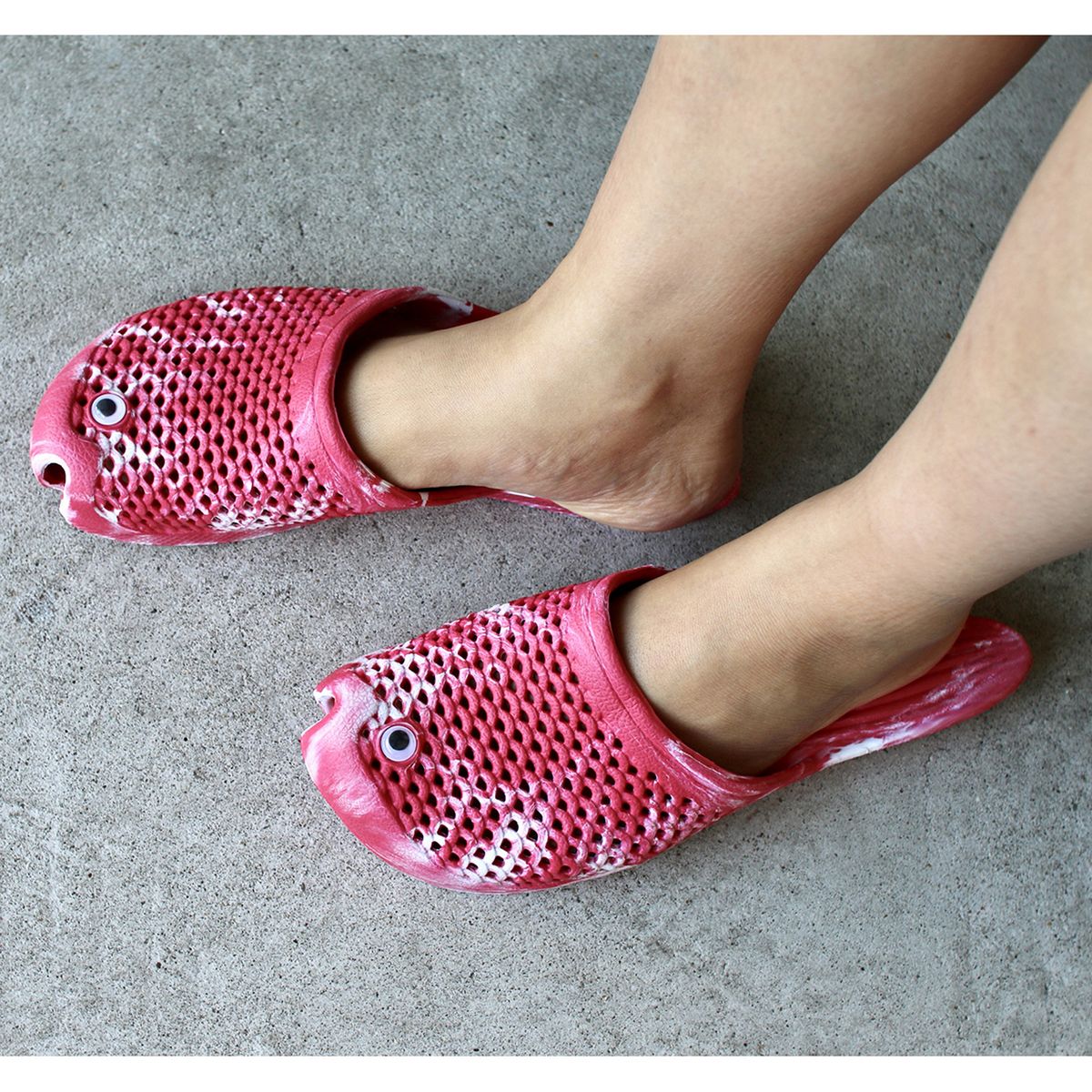 SOW/金魚サンダル マーブルレッド フリーサイズ(約23〜25cm)/ZFLY2600RD