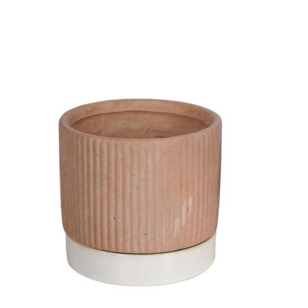 SOW/テラコッタプランター ソーサー付 Lサイズ/TERA200L