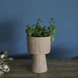 SOW/テラコッタプランター 脚付き ラウンドロウ Mサイズ/TERA400M