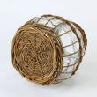 SOW/FONTAINE かご編みガラスフラワーベース ラウンド/LYGN1020SW