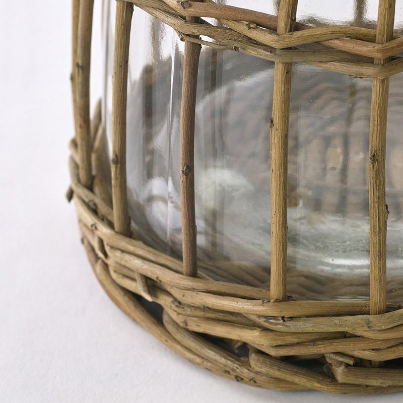 SOW/FONTAINE かご編みガラスフラワーベース ピッチャー/LYGN1030SW