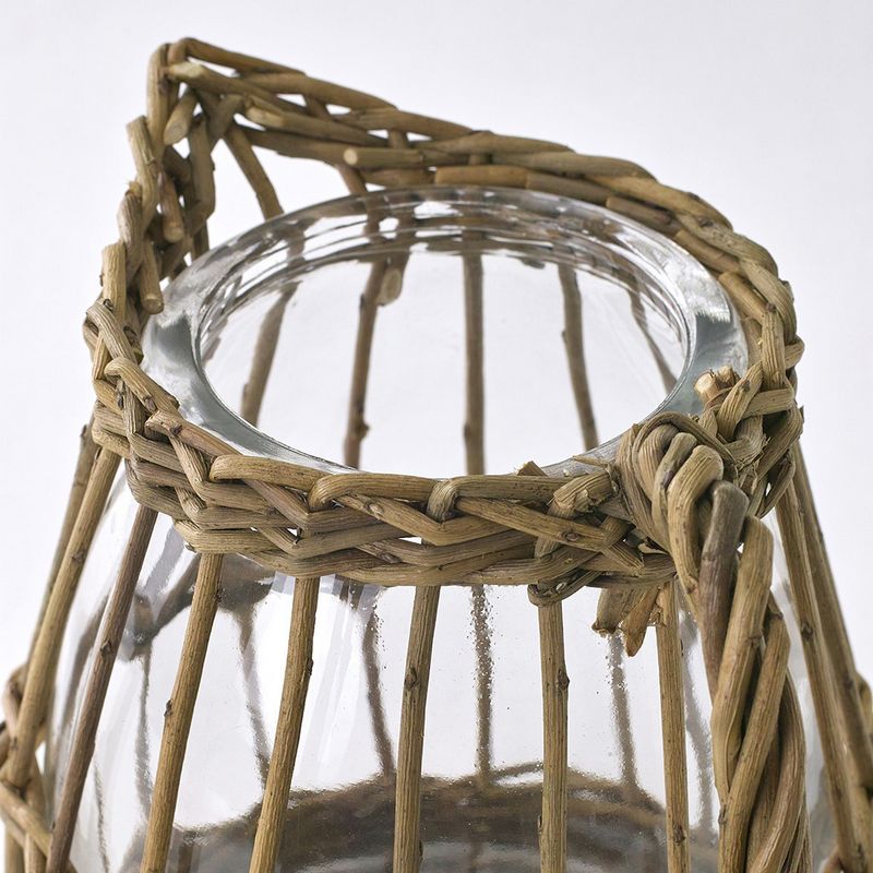SOW/FONTAINE かご編みガラスフラワーベース ピッチャー/LYGN1030SW
