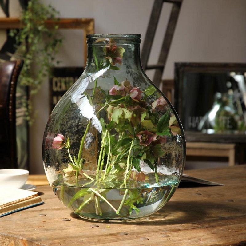 SOW/VALENCIA リサイクルガラスフラワーベース TRES クリア/VGGN1030SW